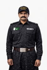Black Kameez Shalwar Security Guards